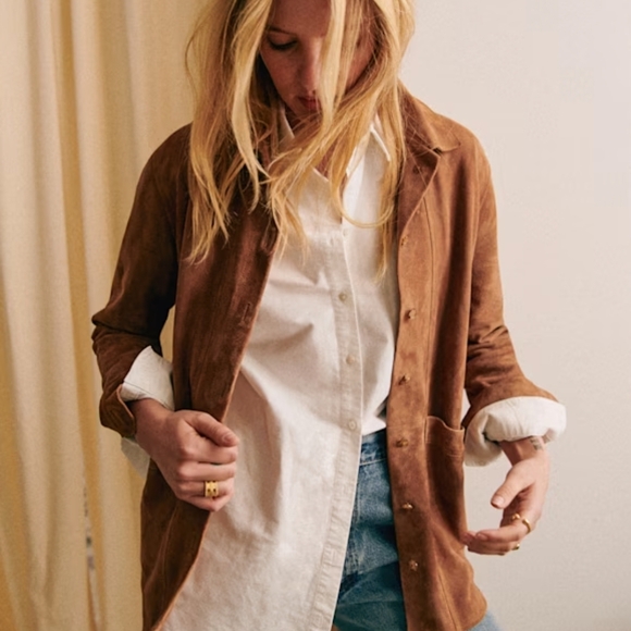 Sezane Will Jacket Suede - Picture 2 of 9